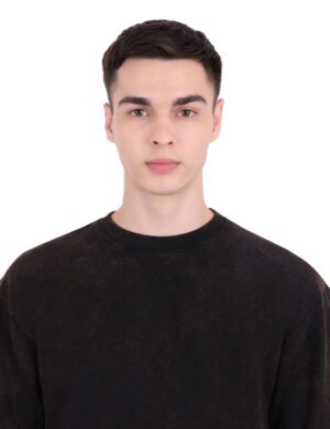 Acid Wash Oversized T-Shirt – Distressed Black