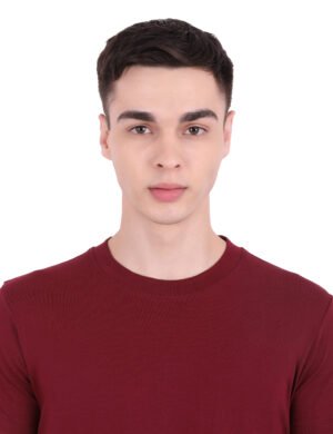 Essential Crew Neck T-Shirt - Deep Burgundy